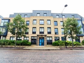 An image of the front view of CB1 residential accommodation, linking to a page on Studio Cambridge residential accommodation