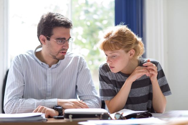 International students in English language lessons at Studio Cambridge