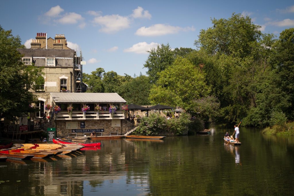 Punts at Granta Mooring